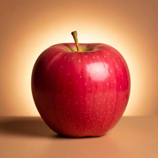 Apple, pink, unpeeled, raw