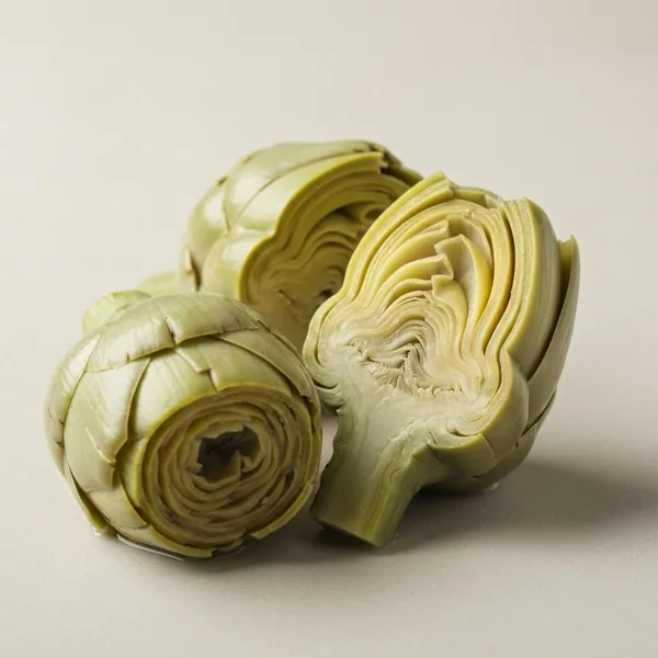 Artichoke heart, canned in brine, drained
