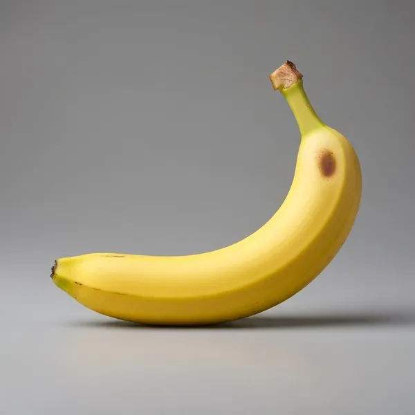Banana, common, ripe, peeled, raw