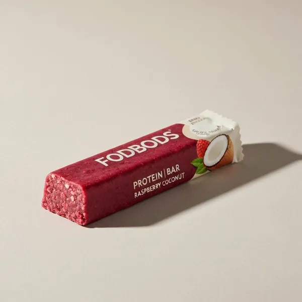 Bar, Raspberry Coconut, protein bar, Fodbods