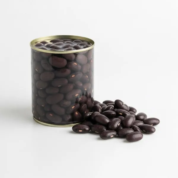 Bean, black (frijoles), canned, drained