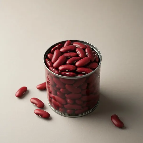 Bean, red kidney, canned, drained