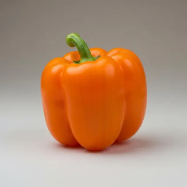 Bell pepper / Capsicum, orange, raw