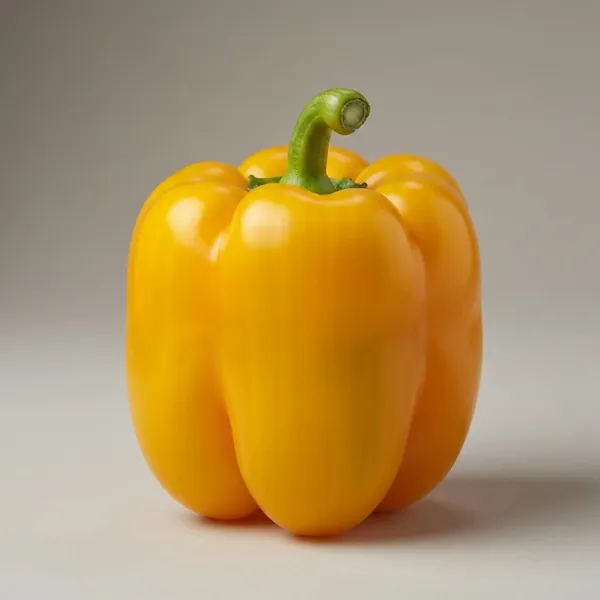 Bell pepper / Capsicum, yellow, raw
