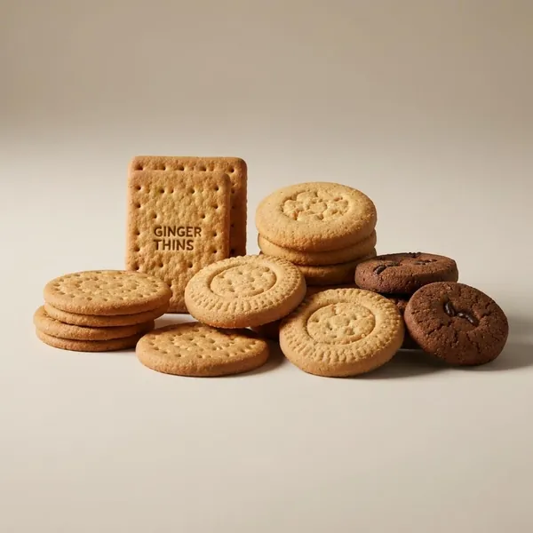 Biscuit / Cookie, gluten free, Ginger Thins, Schär