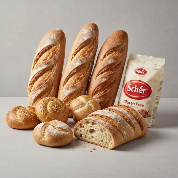 Bread, gluten free, Ciabatta, rolls, Schär