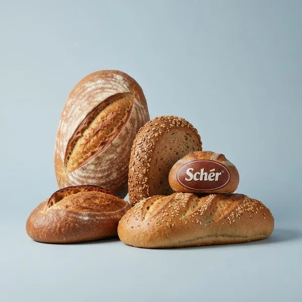 Bread, gluten free, Deli Style Bread Seeded, Sourdough, Schär