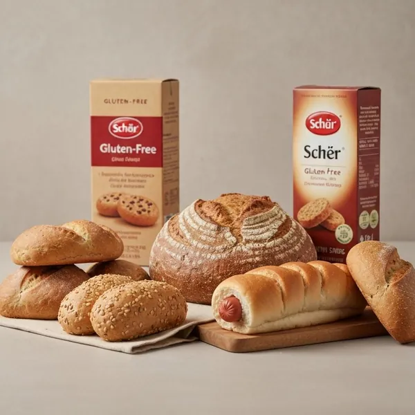 Bread, gluten free, Hot Dog Rolls, Schär
