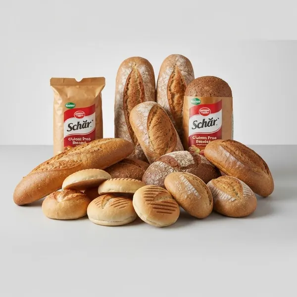 Bread, gluten free, Panini Rolls, Schär