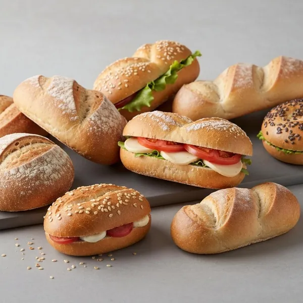 Bread, gluten free, Sandwich Rolls, Schär