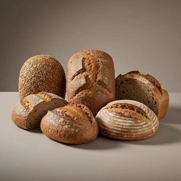 Bread, kamut, wholemeal, sourdough