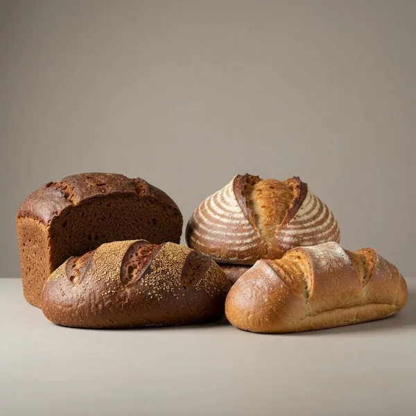 Bread, rye, light, sourdough