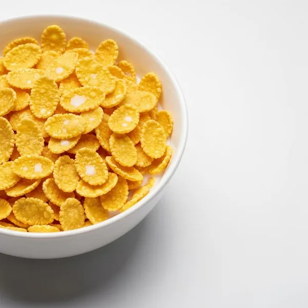 Breakfast cereal, flakes of corn