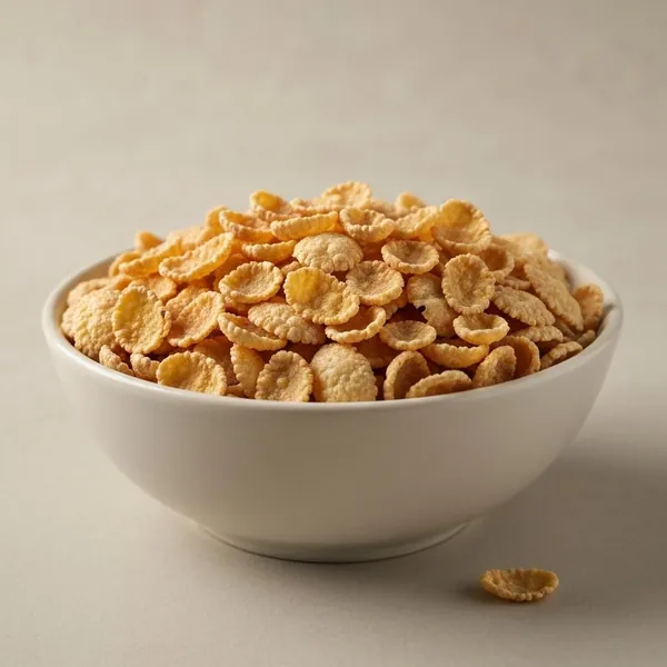 Breakfast cereal, gluten free, flakes of corn