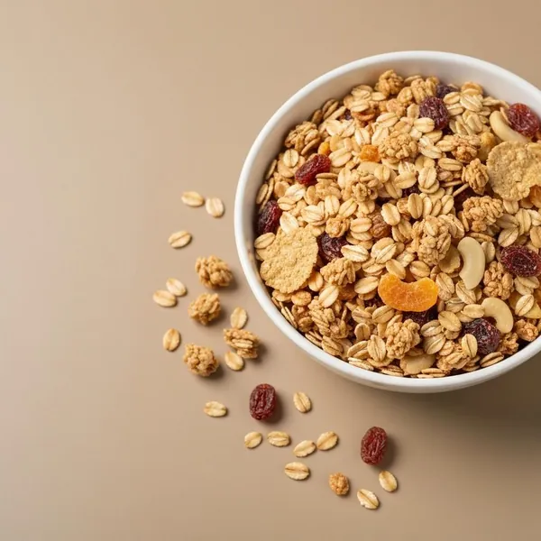 Breakfast cereal, muesli (free from gluten, dairy and nuts)