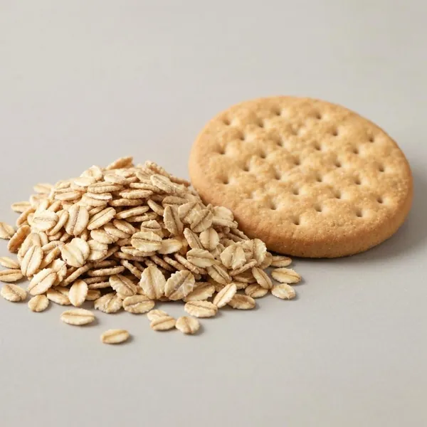 Breakfast cereal, whole grain oat, biscuit
