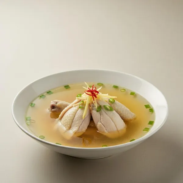 Broth, chicken, clear, Asian style