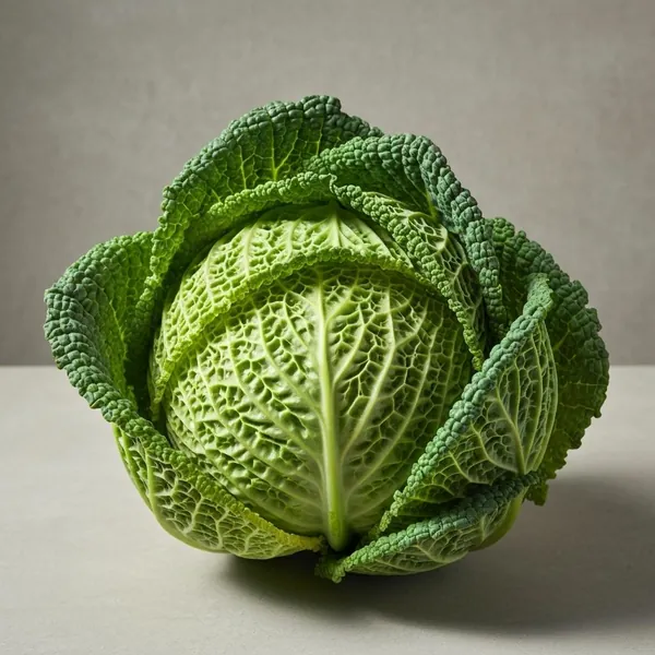 Cabbage, savoy, raw