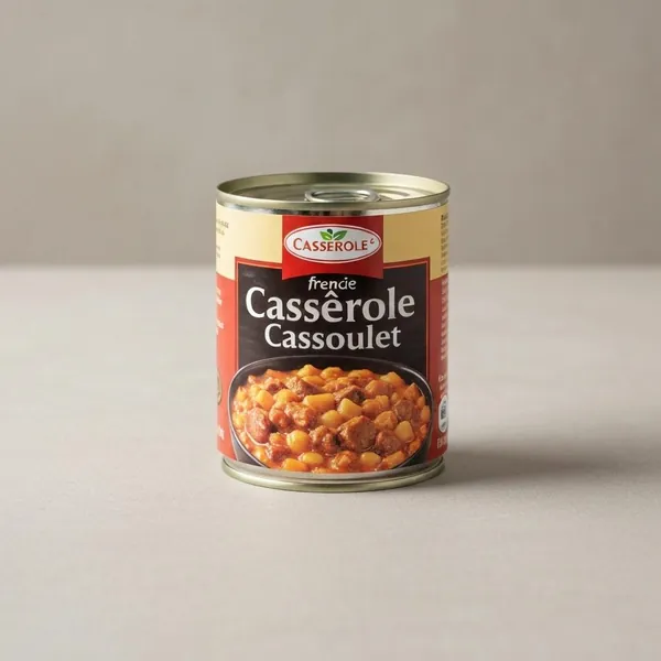 Casserole / Cassoulet, canned, French