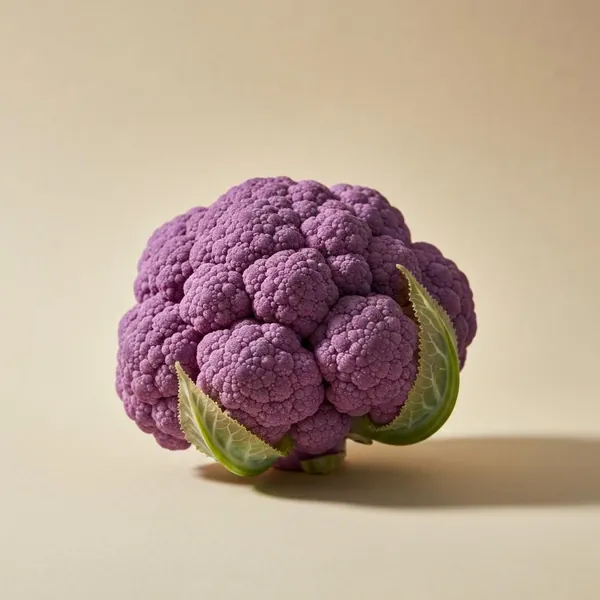 Cauliflower, purple, raw