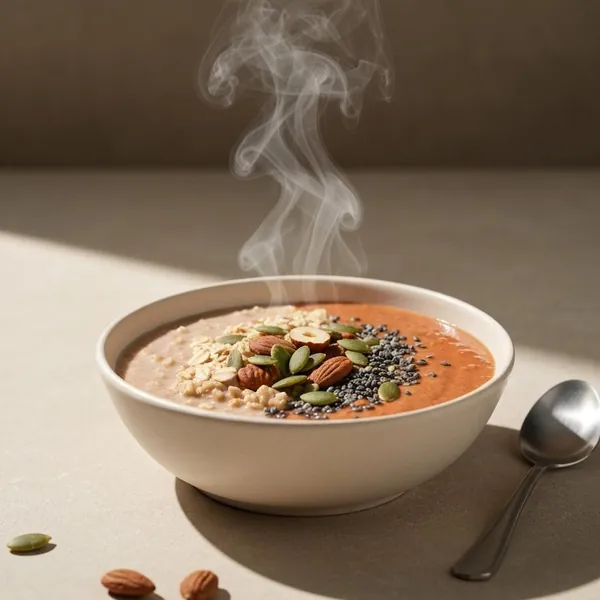 Chai Latte Oat Bowl, Prepared Meal Delivery, Gut Feelings
