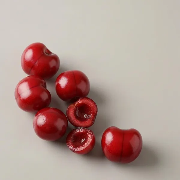 Cherries, pitted, raw