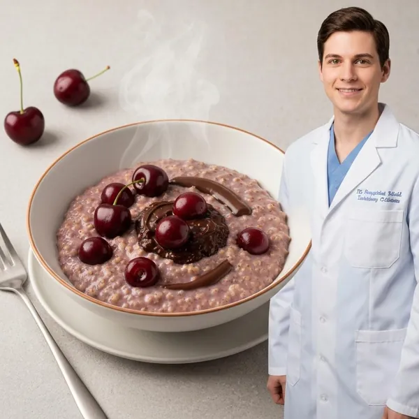Cherry and Chocolate Porridge, Prepared Meal Delivery, Field Doctor