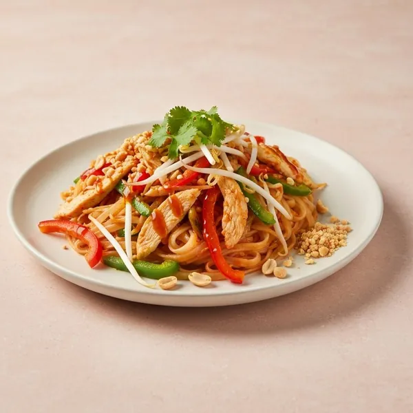 Chicken Pad Thai, Prepared Meal Delivery, Dineamic