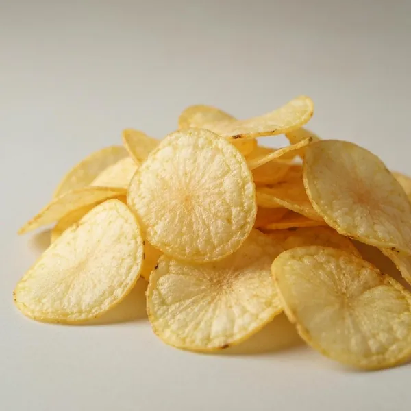Chips, potato crisps, plain