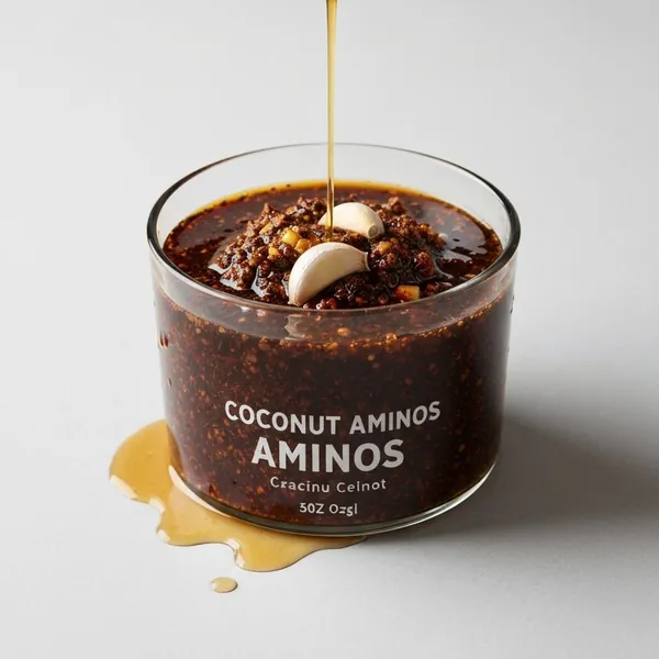 Coconut aminos (contains garlic and onion)