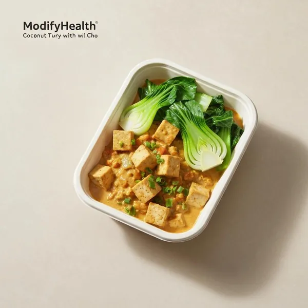 Coconut Curry Tofu with Bok Choy, Prepared Meal Delivery, ModifyHealth