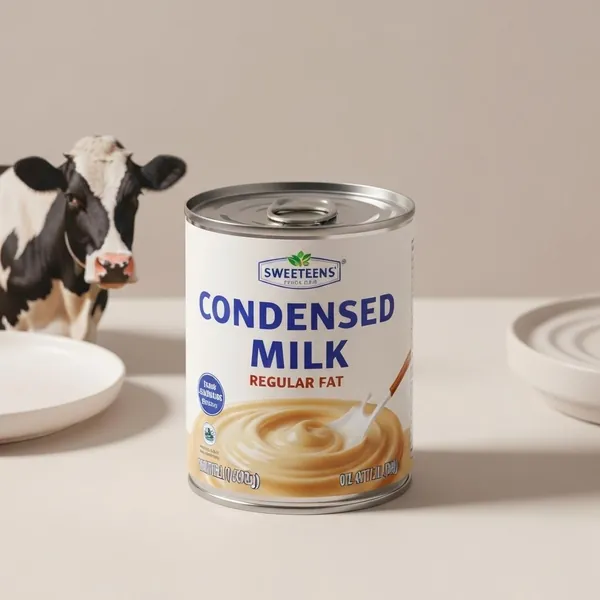 Condensed milk, cow, sweetened, regular fat