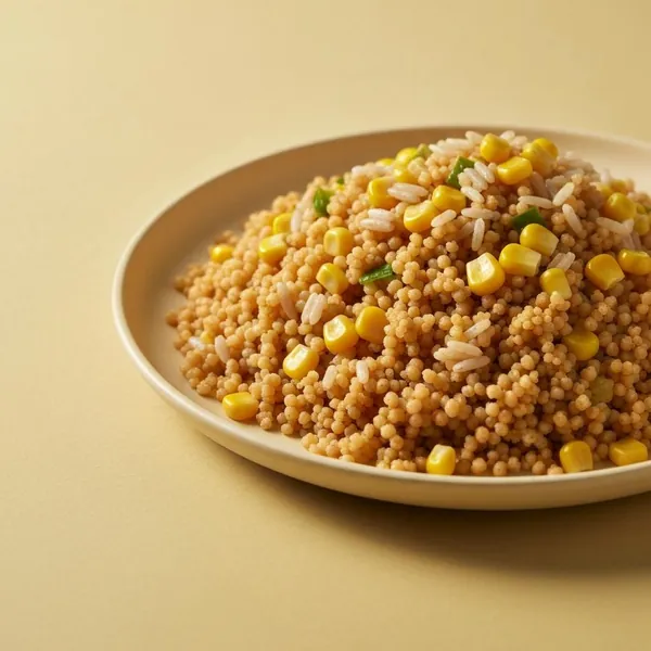 Couscous, gluten free (rice and corn), cooked