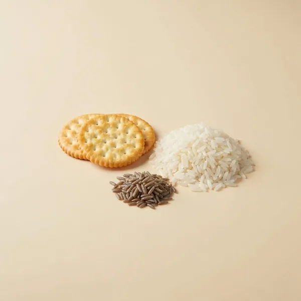 Cracker, rice, plain