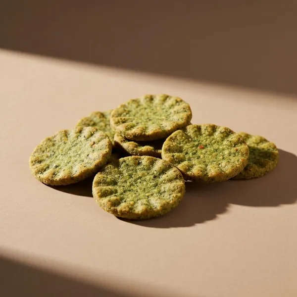 Crackers, Green Crackers, Spinach & Herb, Roza's Gourmet