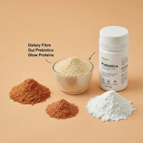 Dietary fibre, Gut Prebiotics, Glow Proteins