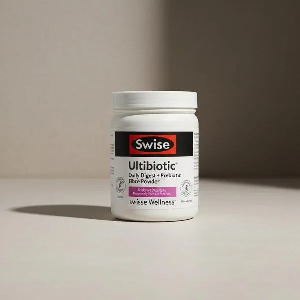 Dietary fibre, Swisse Ultibiotic Daily Digest + Prebiotic Fibre Powder, Swisse Wellness
