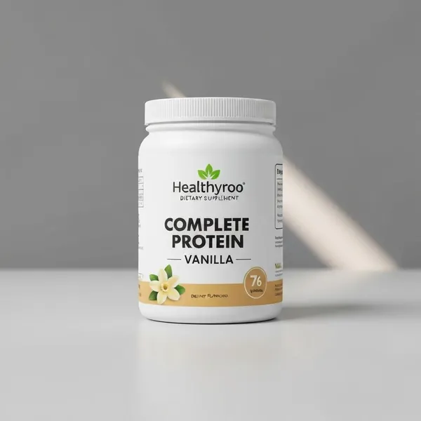 Dietary supplement, Complete Protein, Vanilla, Healthyroo