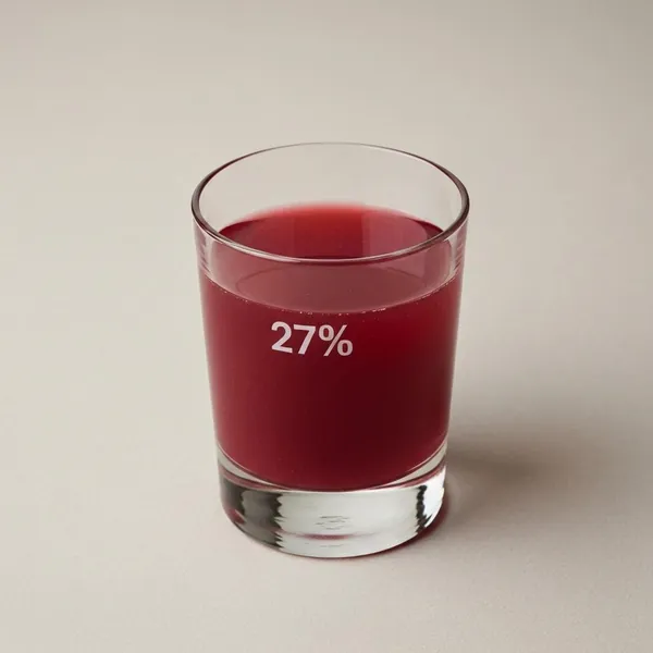 Drink, cranberry, 27% juice