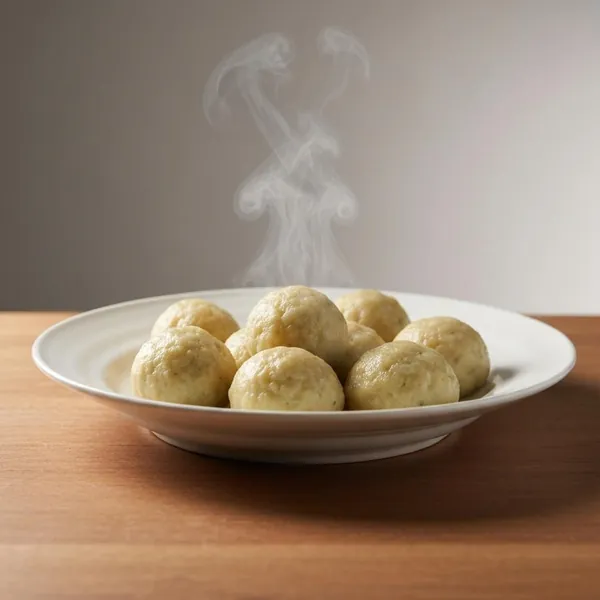 Dumplings, potato / Knödel, cooked