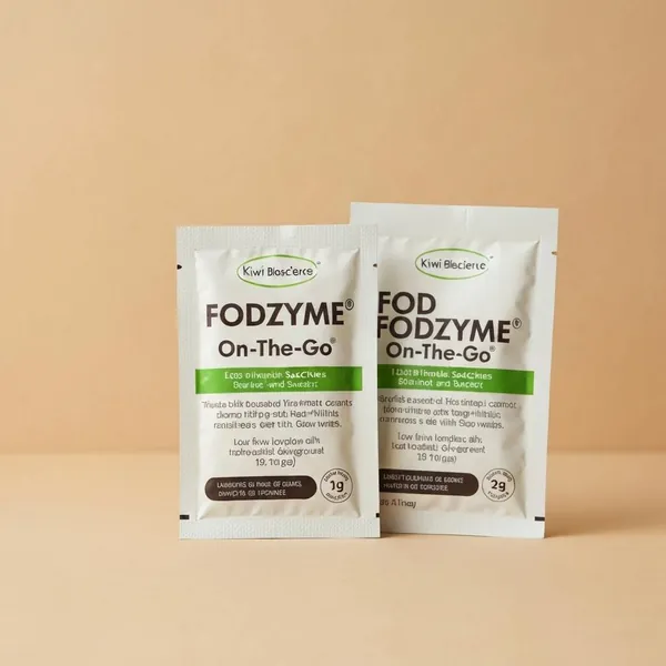 Enzyme supplement, FODZYME® On-The-Go Sachets, Kiwi Biosciences