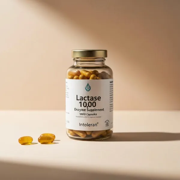 Enzyme supplement, Lactase 10,000 capsules, Intoleran