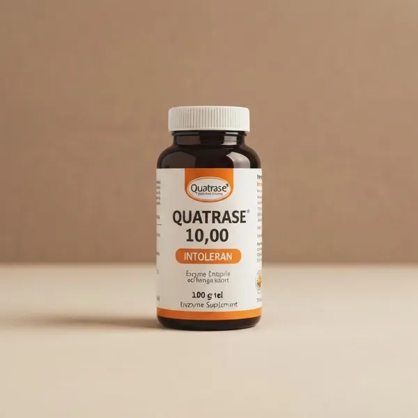 Enzyme supplement, Quatrase 10,000 capsules, Intoleran