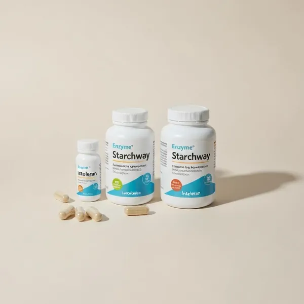 Enzyme supplement, Starchway capsules, Intoleran