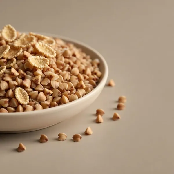 Flakes, buckwheat, cooked