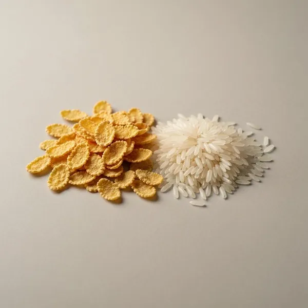 Flakes, rice, uncooked