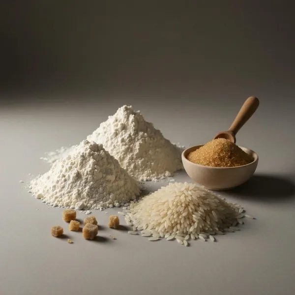 Flour, rice, brown