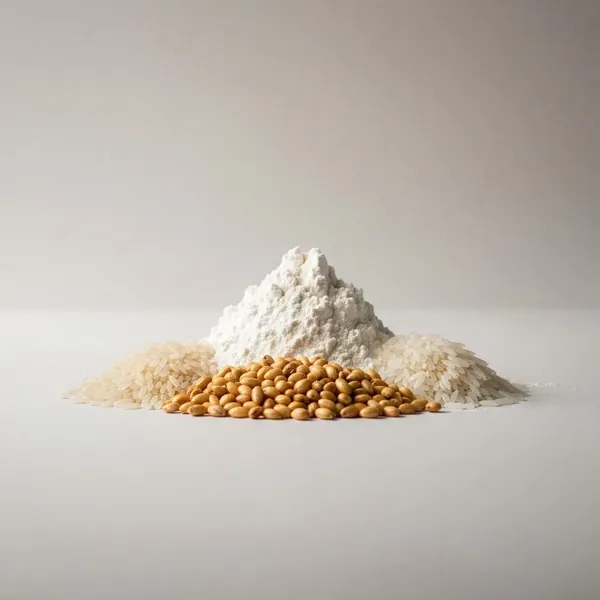 Flour, rice, roasted