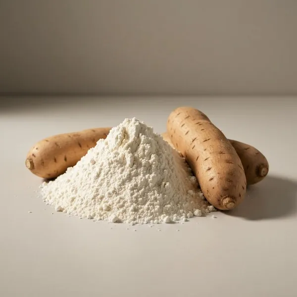 Flour, yam, pounded