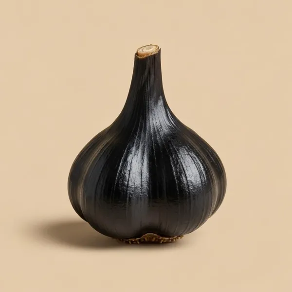 Garlic, black, fermented